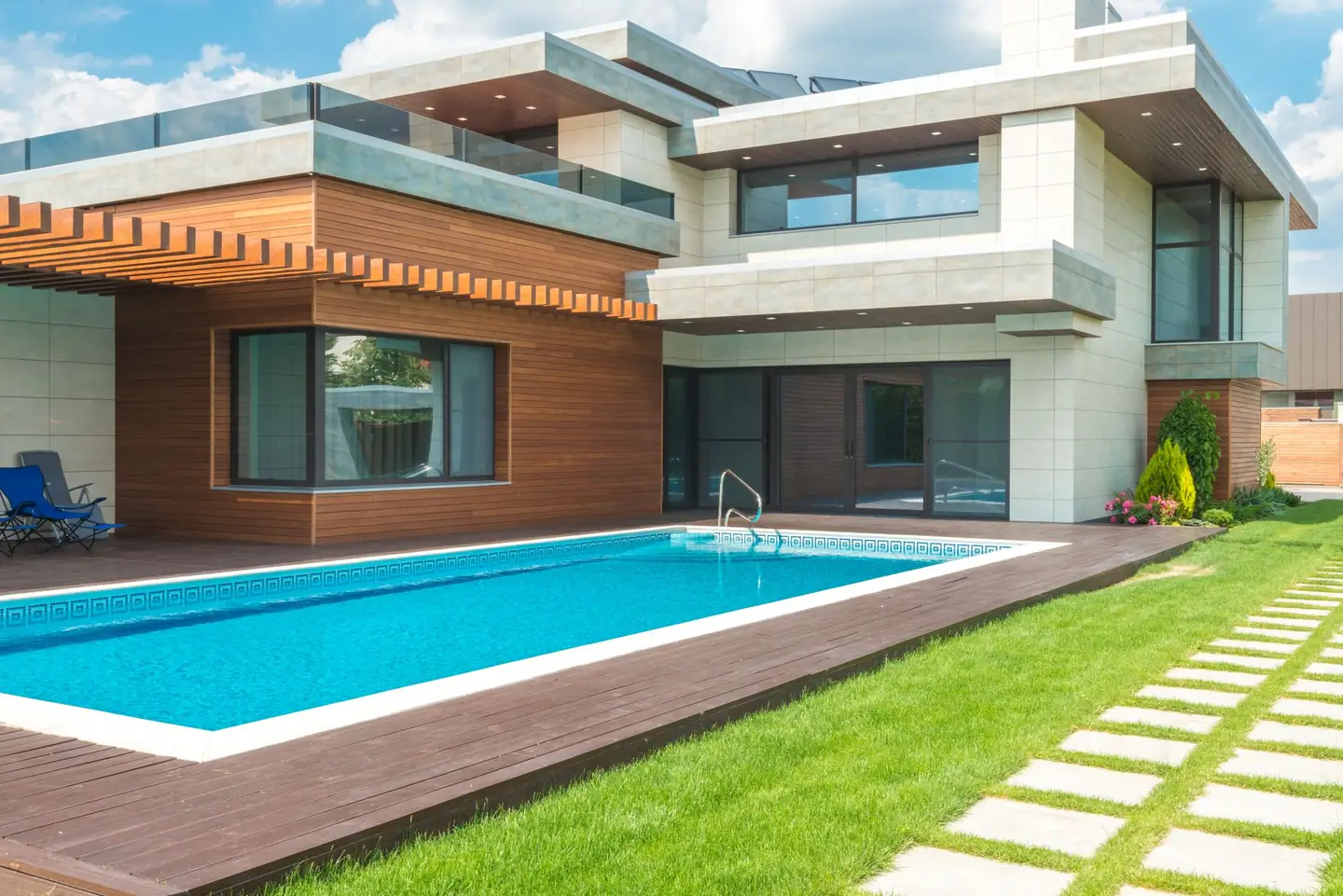 Swimming pool built in Burwood North, NSW